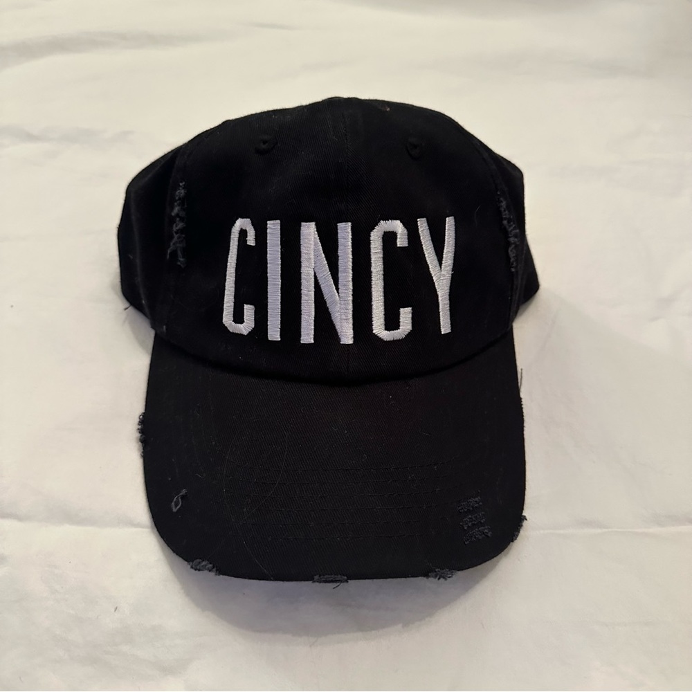 Distressed CINCY Baseball Hat